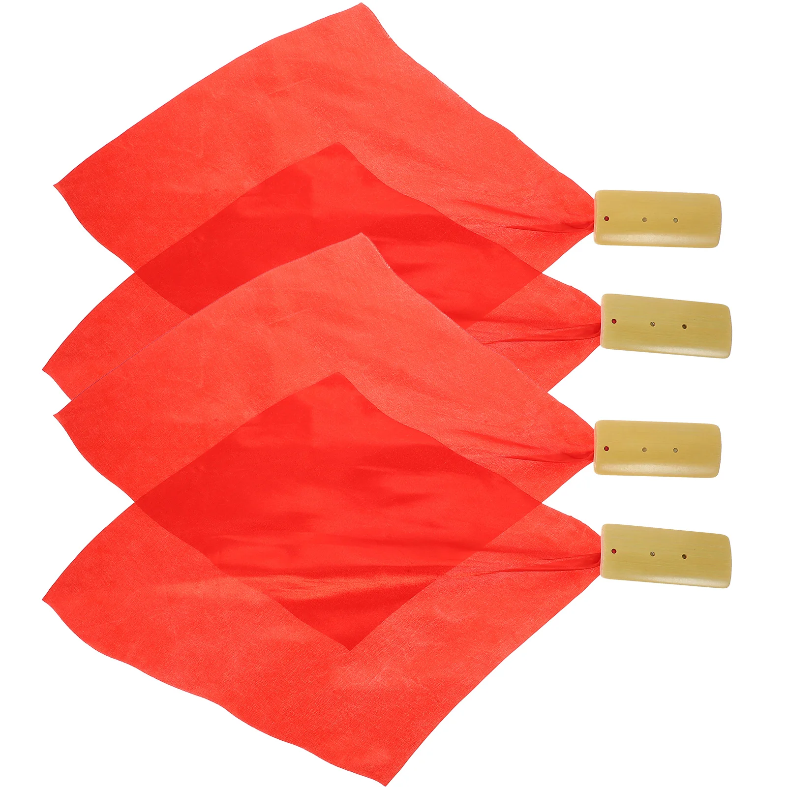 

1 set Red Silk Kuaiban Set Chinese Traditional Musical Instrument Percussion Kids Beginner Safe Material Sturdy Long Use