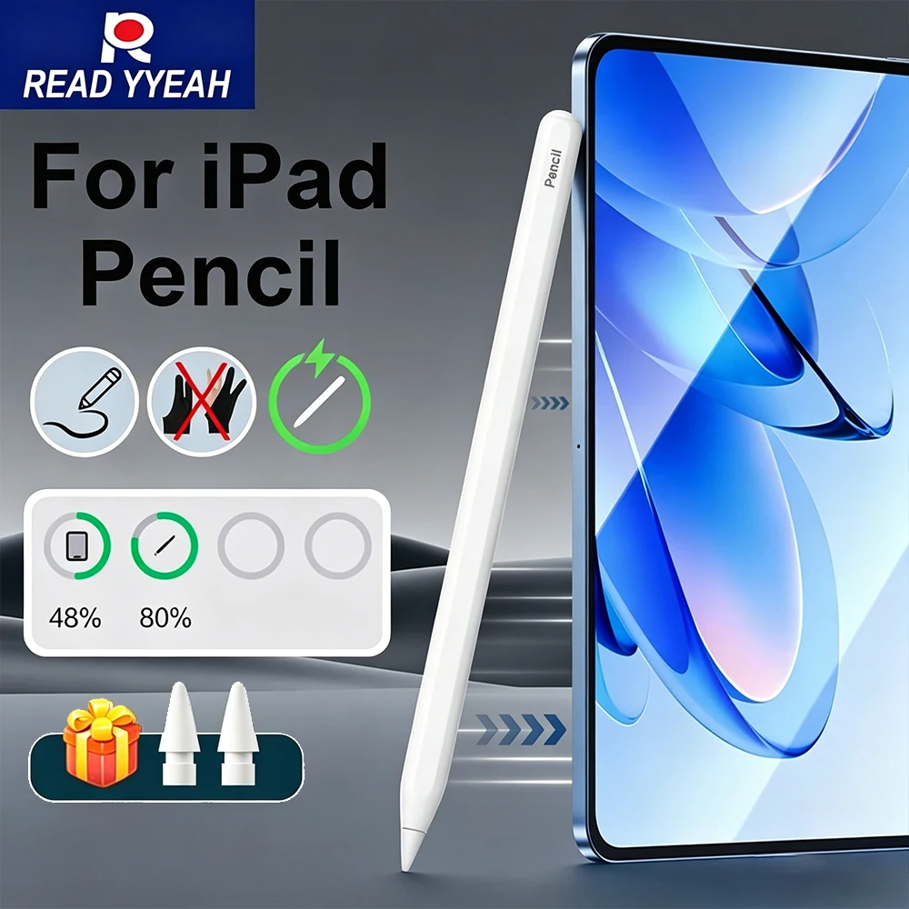 2026 Stylus Pen For Apple Pencil 2 Wireless Charging, Magnetic iPad Pencil for iPad Pro 13 M4 M5 12.9 11 Air 5 4 M3 10th 9th Gen