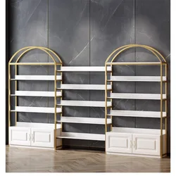 Online celebrity nail cabinet luxury displayshel cosmetics displayabinet simple beautysalon shelf multifunctional.