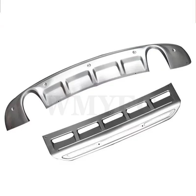 For Audi Q5  2013 2014 2015 2016 Stainless Steel Car Front / Rear Bumper Protector Guard Skid Plate Guard Bar Trim Car Styling