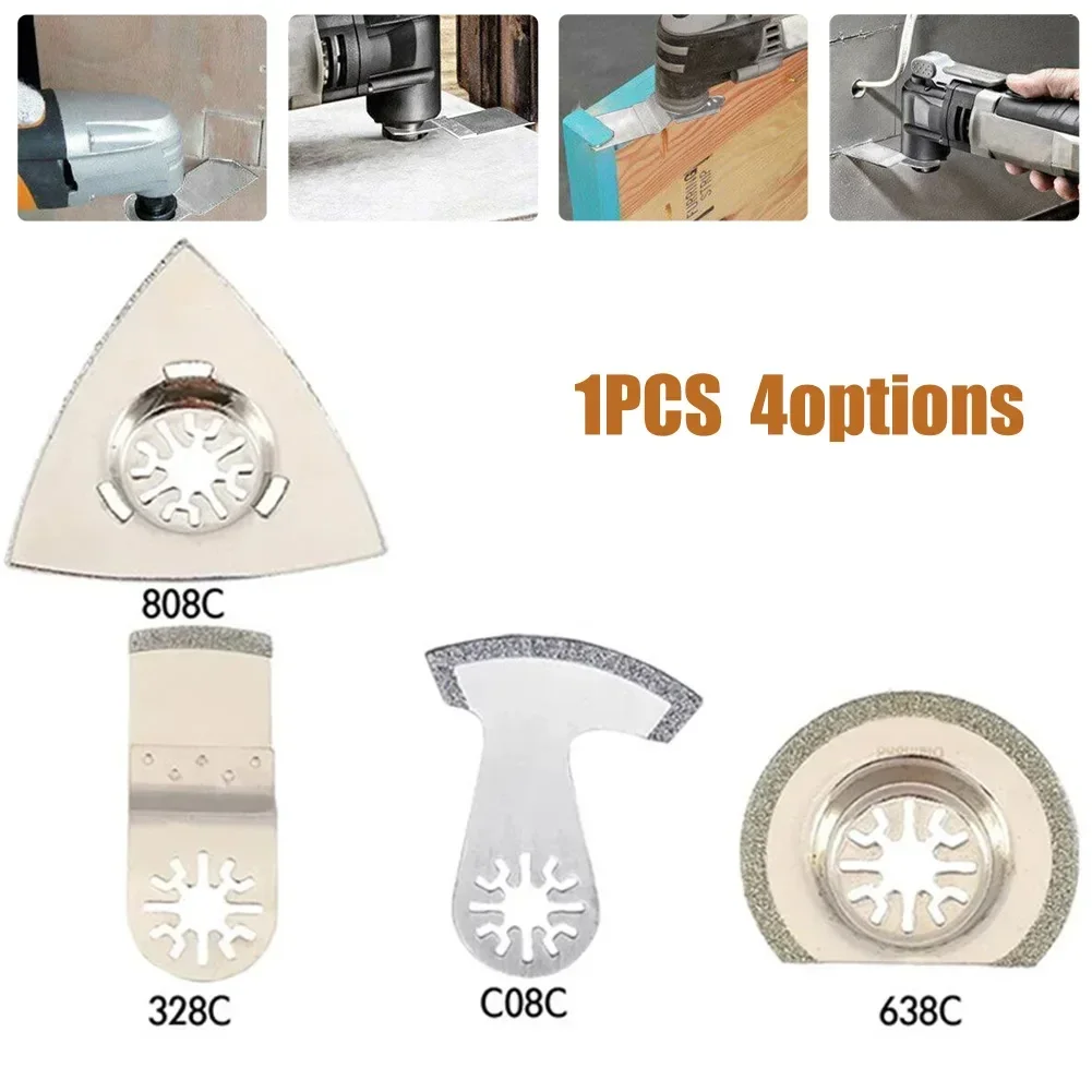 Pratical Diamondsaw Blade Multitool Tile 1X Accurate Circular E-Cut Oscillating Saw Blades Smooth Unique Marble