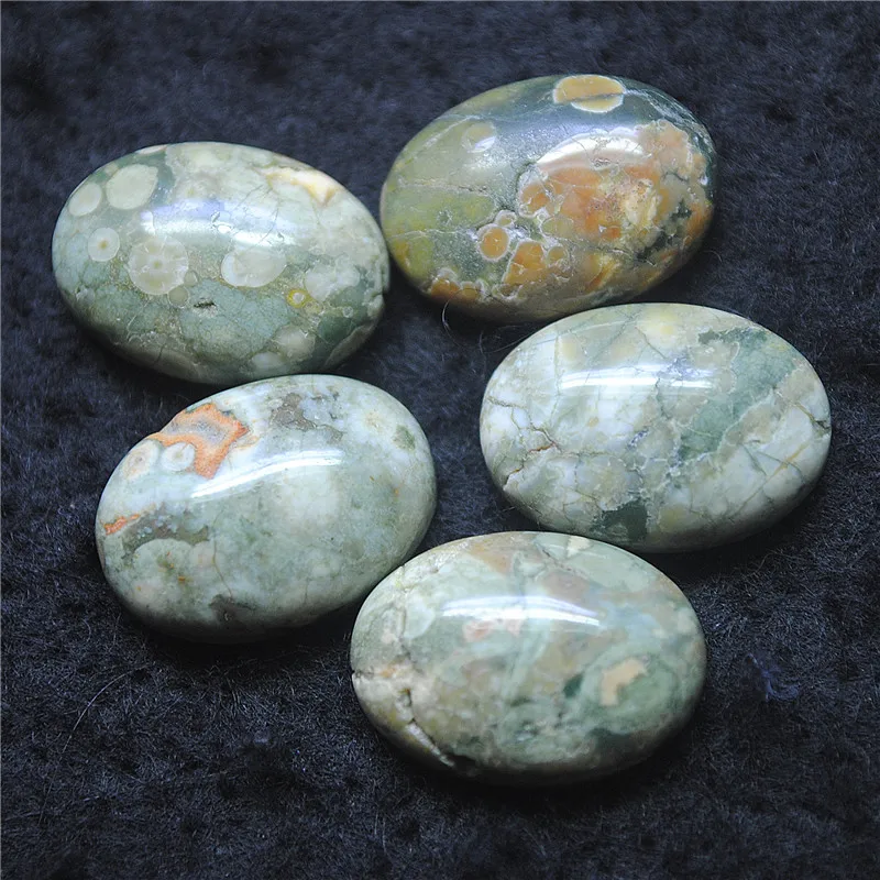 5PCS Natural Kambaba Jasper Stone Cabochons Oval Shape 13X18MM 15X20MM DIY JEWELRY FINDINGS NICE ITEMS