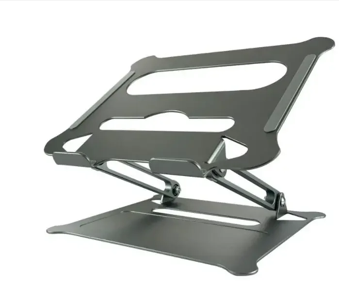 New laptop stand, desktop heat dissipation station, vertical foldable lifting plate, universal aluminum alloy stand