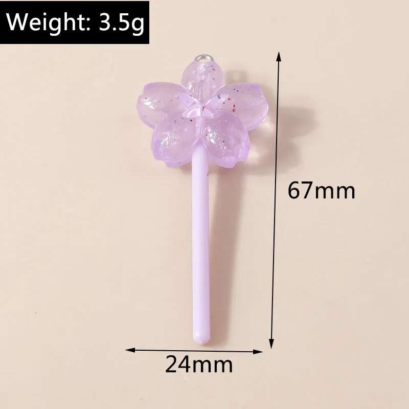 Leslie 10 Stück 3D Sweet Candy Lollipop Charm-Anhänger für Schmuckherstellung, Halskette, Ohrringe, DIY-Zubehör, Zubehör