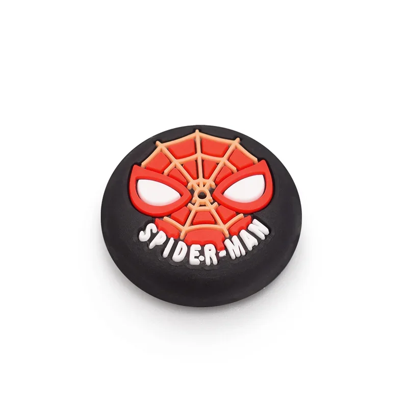 1pair Marvel Spiderman Silicone Thumb Stick Grip Cap Joystick Cover Playstation PS2 3 4 5 Xbox Thumbstick Controller Accessories