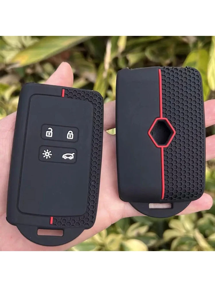 Housse de clé en Silicone pour Renault Austral, Kadjar, Clio, Megane, Captur, Arkana, Koleos, Zoe, Scenic, Dacia Sand 1 pièce