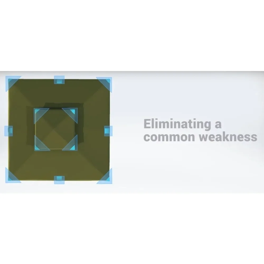 Grand Resort Audio Pavillon Ersatzüberdachung oben – RipLock 350