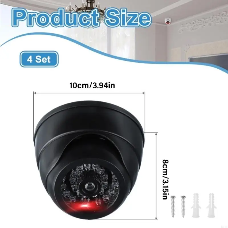 جهاز كاميرا CCTV مقلد مظهر واقعي غلاف بلاستيكي نظام ردع اللصوص المرئي 896C #6