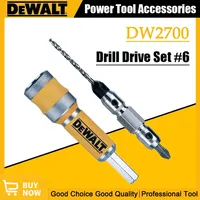 DEWALT DW2700 #6 Drill Drive Set Drill Flip Drive Complete Unit 2 in 1 Countersink Wood Drill Bit 6mm Accessories