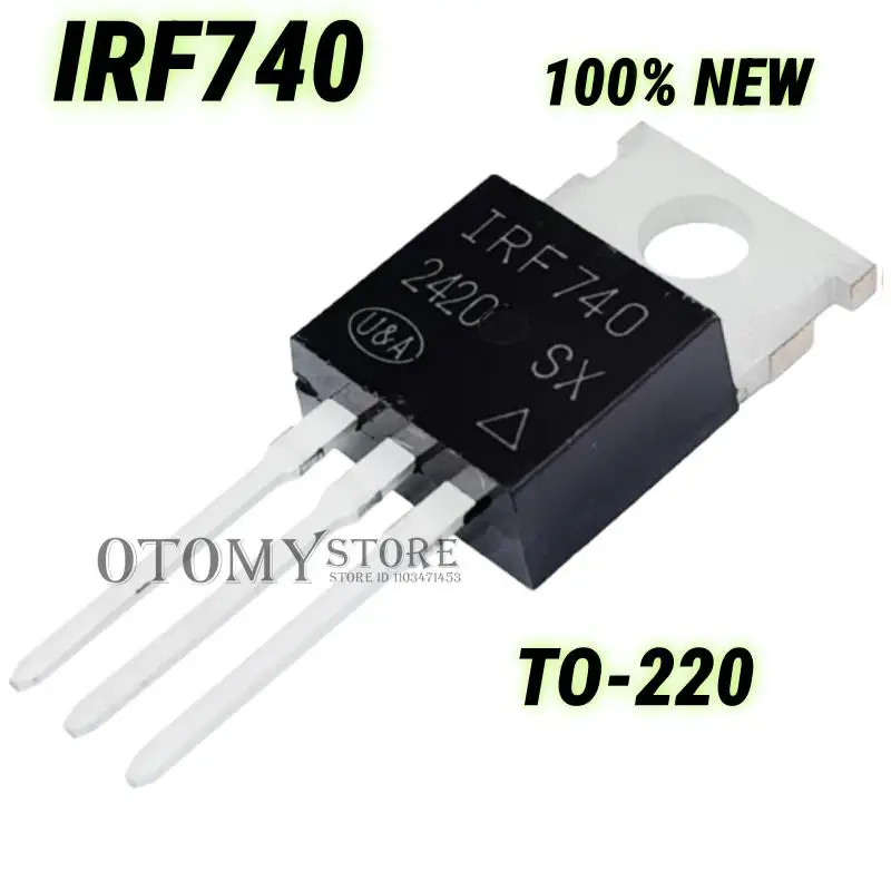 10PCS 100% NEW IRF740N Is Directly Inserted Into 740N IRF740 TO-220 MOS FET Chipset