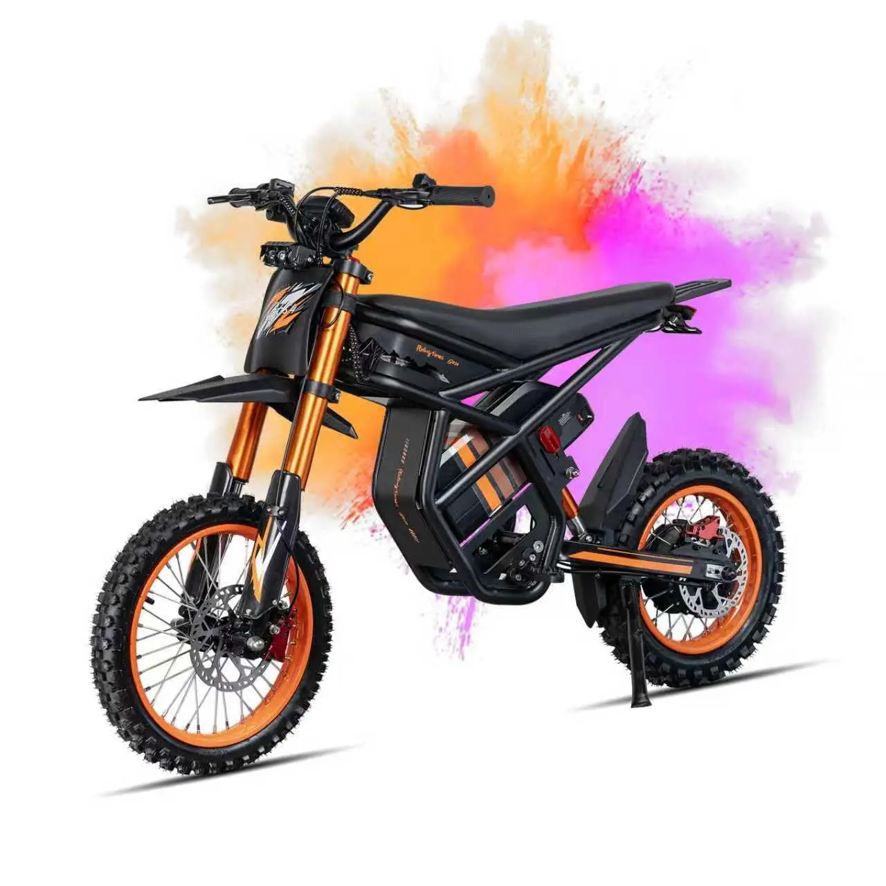 Bootime GT54/GT54 PRO Electric Dirt Bike for Adults/Teens - Gear Hub 2000W/ 3000W Motor - 37/50 MPH High-Speed, 14" 12" Tires
