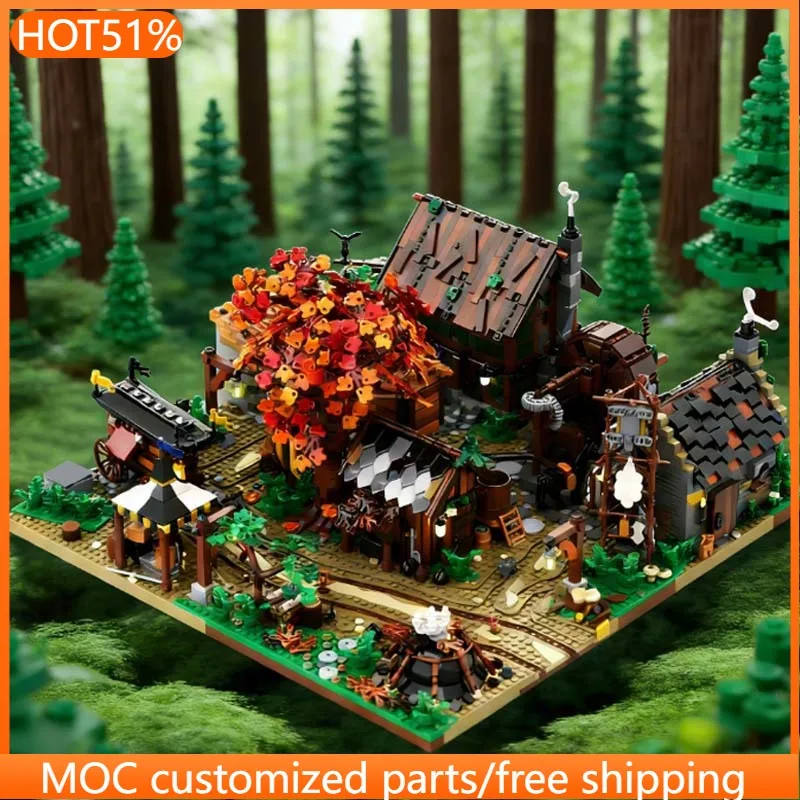 

6574 деталей Городская улица Городские запахающие кварталы MOC, модульный конструктор, простая модель, креативная игрушка DIY, подарок на день рождения