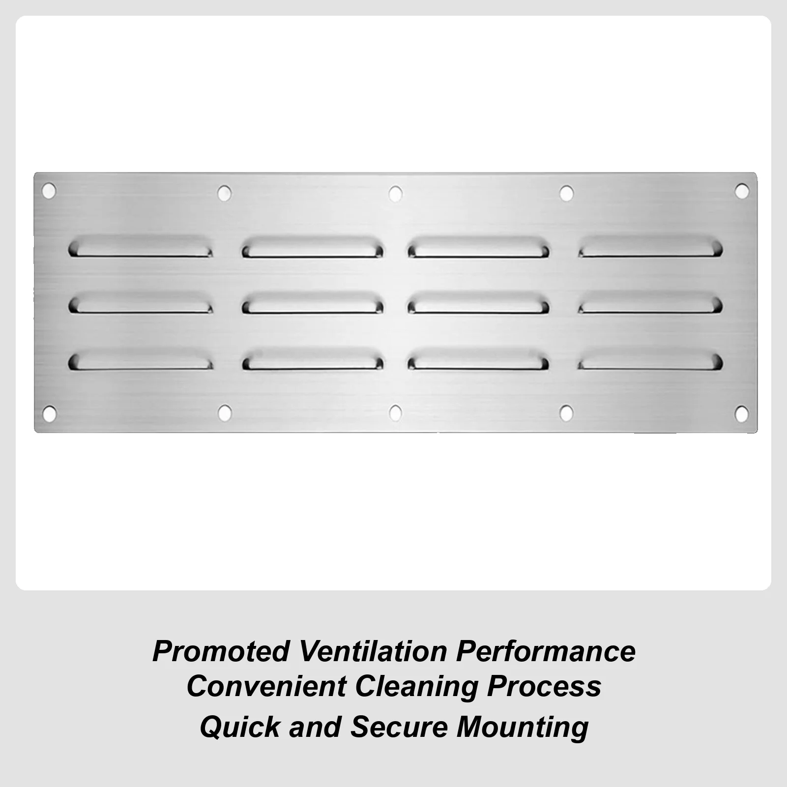 Grill Vent Exhaust Outlet Stainless Steel Venting Panel For Fire Pit BBQ Barbecue Stove Garden Party Backyard