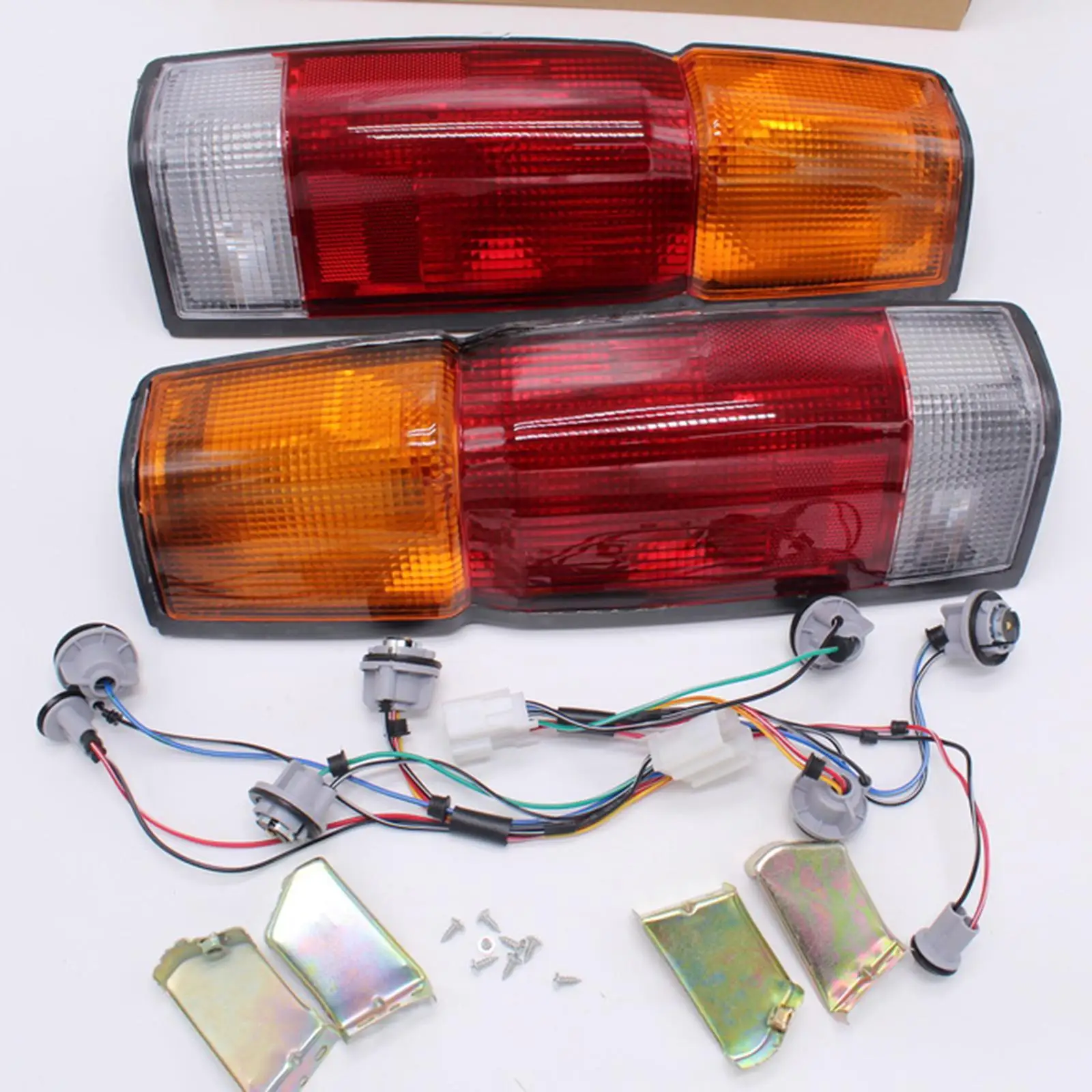 Tail Lights Set Garage Ni2801103 for Nissan D21 Hardbody Pickup 1986-94 Automotive Accessories Mounting Hardware Repair