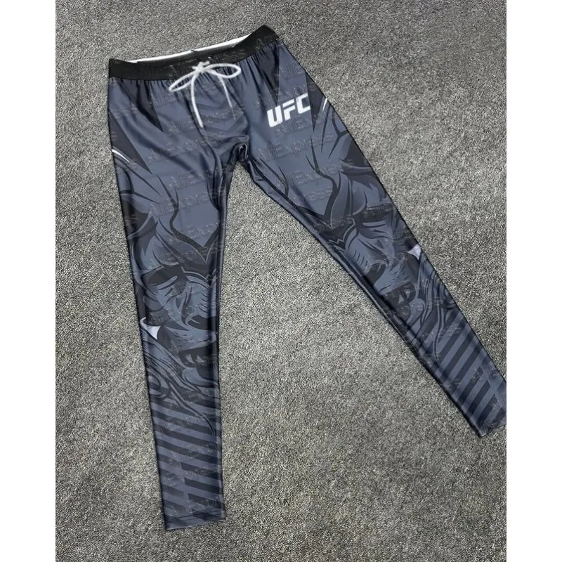 

UFC 2025 Summer Young American Trendy Sweatpants Collaboration Anime Joggers Print Wide-leg Casual Pants Hip-hop Street Pants