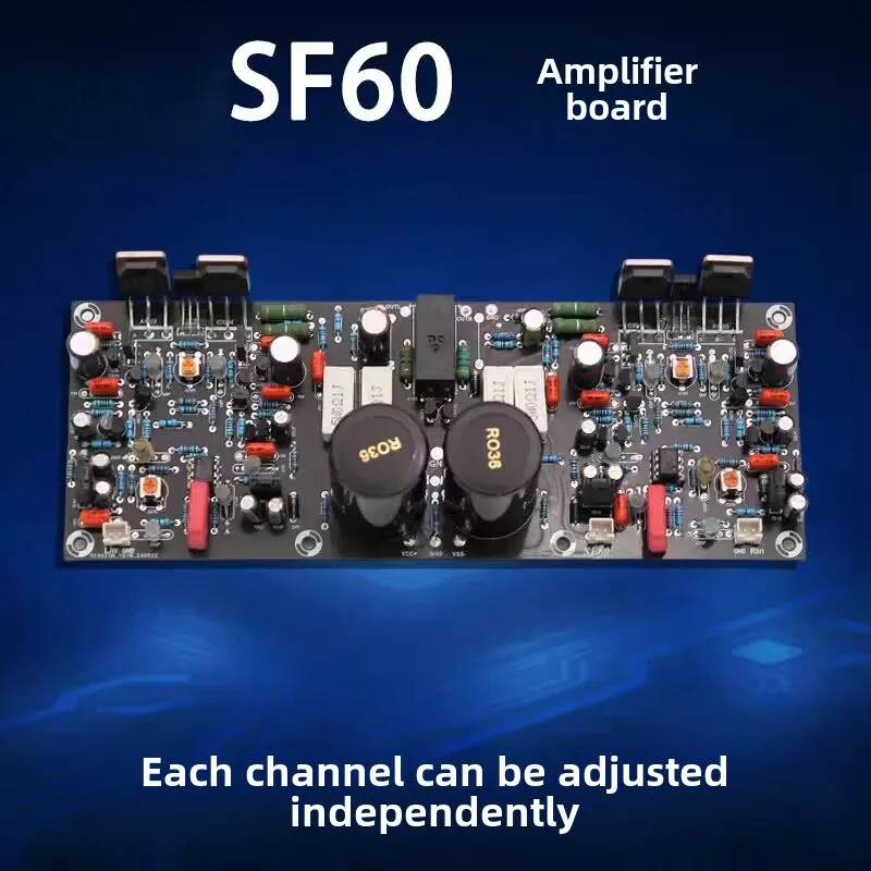 

KYYSLB SF60 replica fever grade high-power amplifier board dual channel Class A and B super LM3886 TDA7293