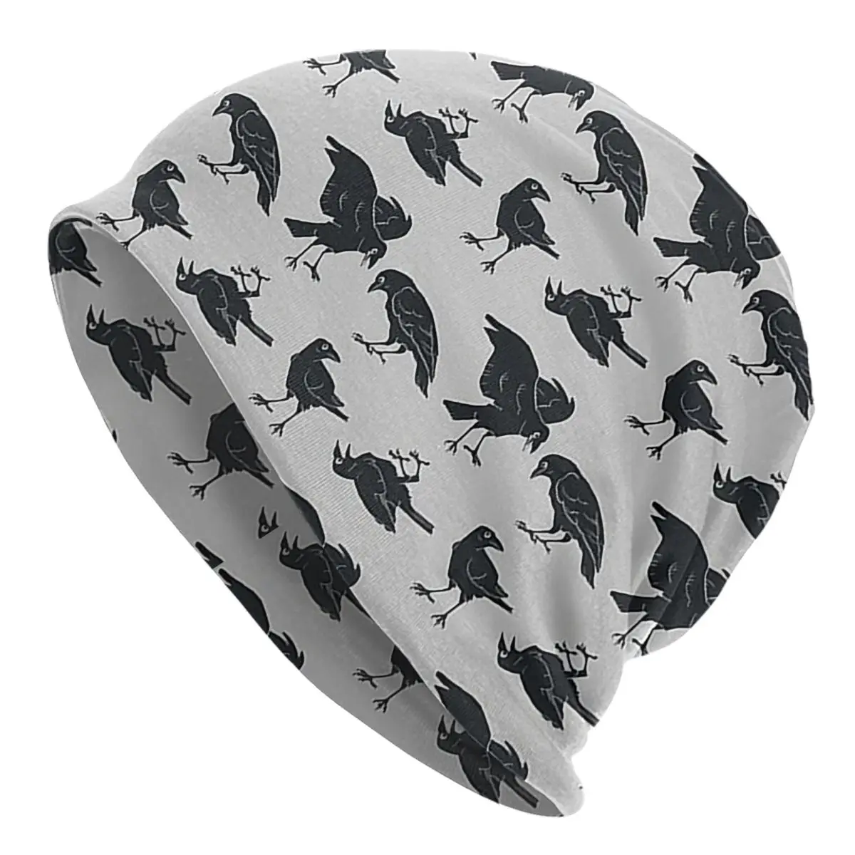 Murder Of Crows Unisex Adult Beanies Caps Knitted Bonnet Hat Warm Hip Hop Autumn Winter Outdoor Skullies Hats