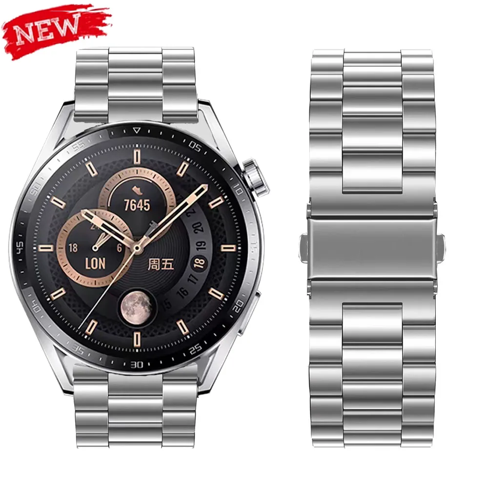 22 mm 20 mm Armband für Samsung Galaxy 7 6 5 4 40/44 mm 6Classic Gear S3 Active2 Edelstahlarmband für Huawei GT3 4Pro Amazfit