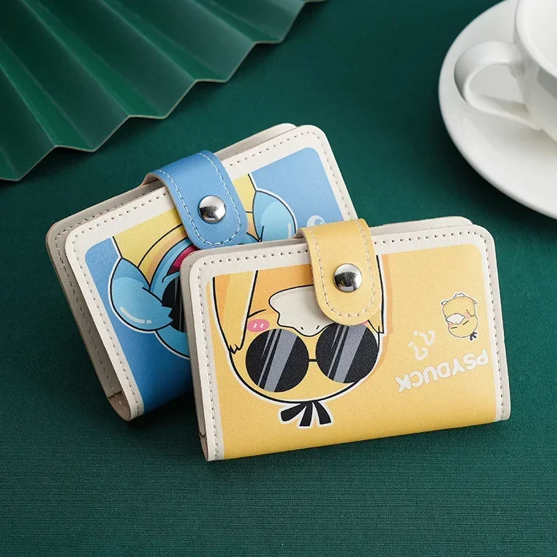 Pokémon Cartoon Card Holder Women's Large Capacity  Anti-Degaussing Multi-layer Creative Cute Anime Pattern ID Bag Birthday Gift