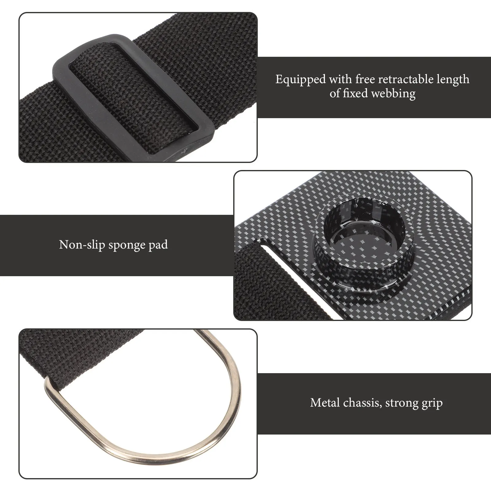 

Cello Non-Slip Stopper Thickened Sponge Adjustable D-Ring Endpin Holder For Chair Legs Floor Protection Antiskid Pad