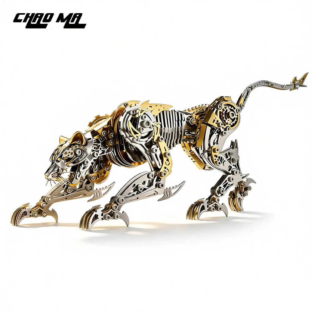 

DIY assembly 3D metal model kit scorpion cheetah wasp falcon pterosaur phoenix toy ornament mechanical puzzle solving boy gift