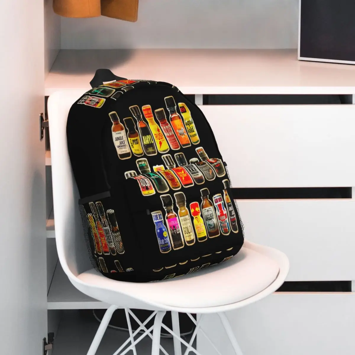 Poppers Bottles Gay Rush Jungle Juice Amyl Inhaler Backpack Hot Sale Daypack Large Capacity BookBag Shoulder Bags School Bag view 2