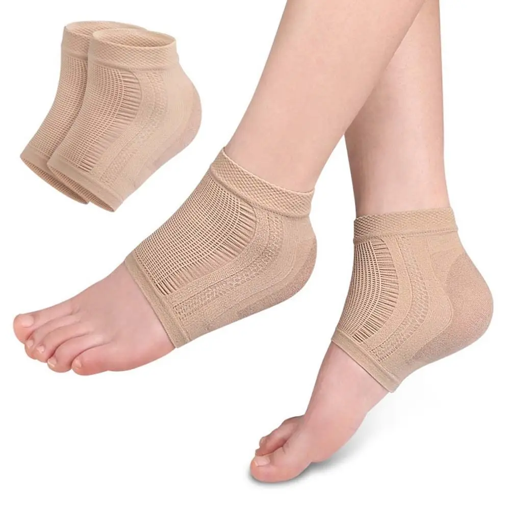 

Repair Plantar Fasciitis Support Female Socks Foot Skin Gel Heel Protector Heel Sleeve Pads Silicone Heel Pads Half-yard Socks