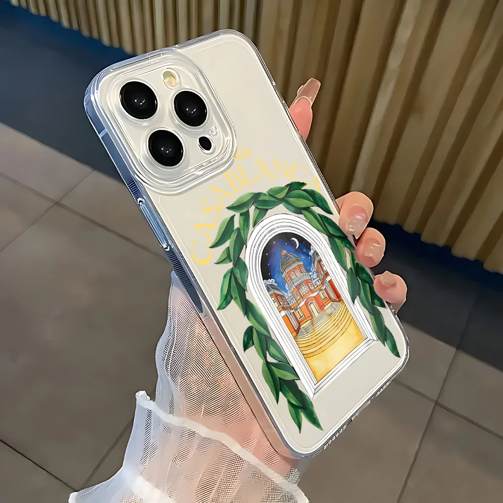 Moda C-Csislanca Cassa Del Telefono Per Samsung Galaxy S25 S24 S23 S22 S21 S20 FE Nota20 Note10 Edge Plus Ultra Lite 5G Trasparente