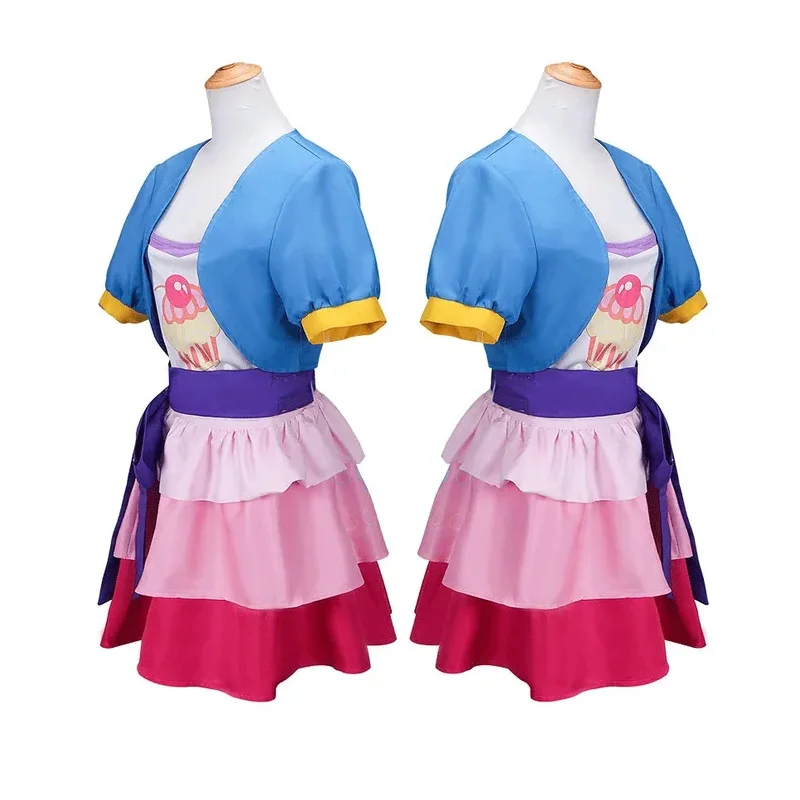2025 11 6 uds disfraz de Cosplay de Little Pony Pinkie Pie uniforme de moda traje fiesta de Navidad de Halloween falda de princesa encantadora