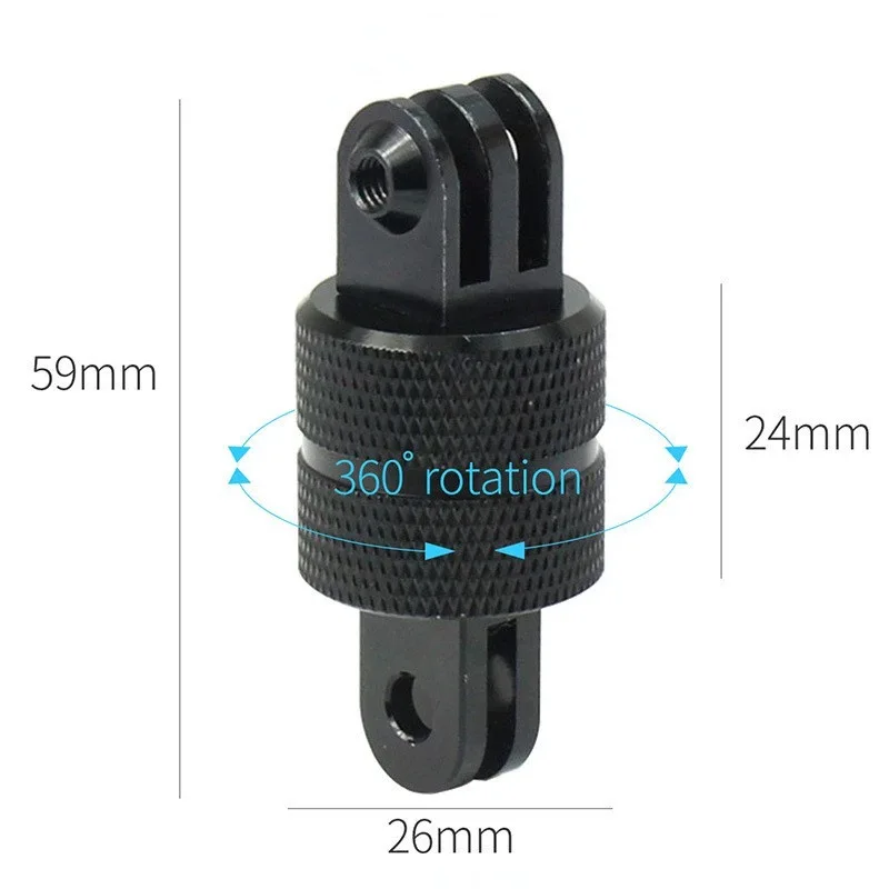 Brand New For Gopro10/9 adapter 360-degree rotary connector bracket fitting with moving phase metal base