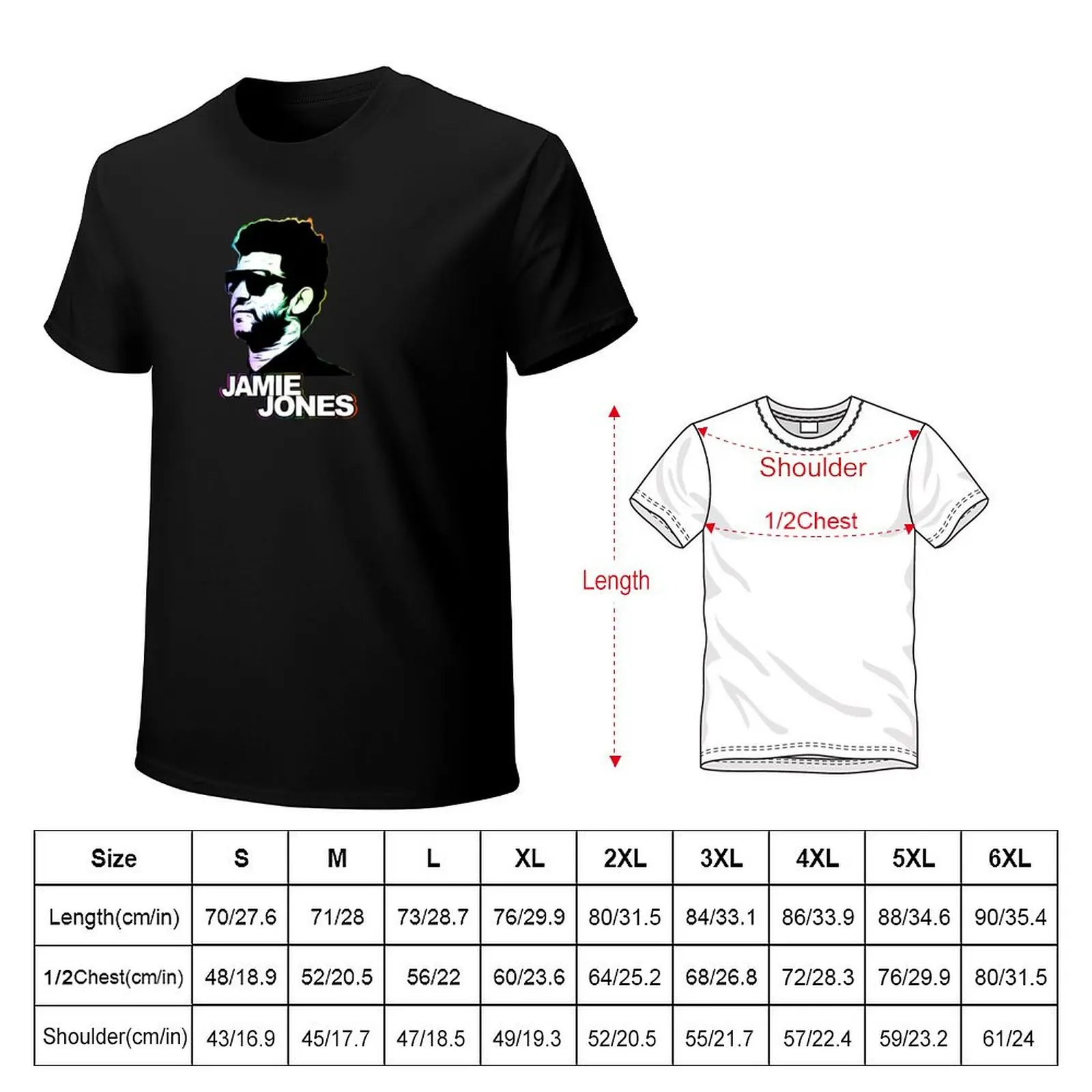 JAMIE JONES - PARADISE IBIZA 2022 T-Shirt blue archive summer clothes boys whites shirts graphic mens funny t shirts