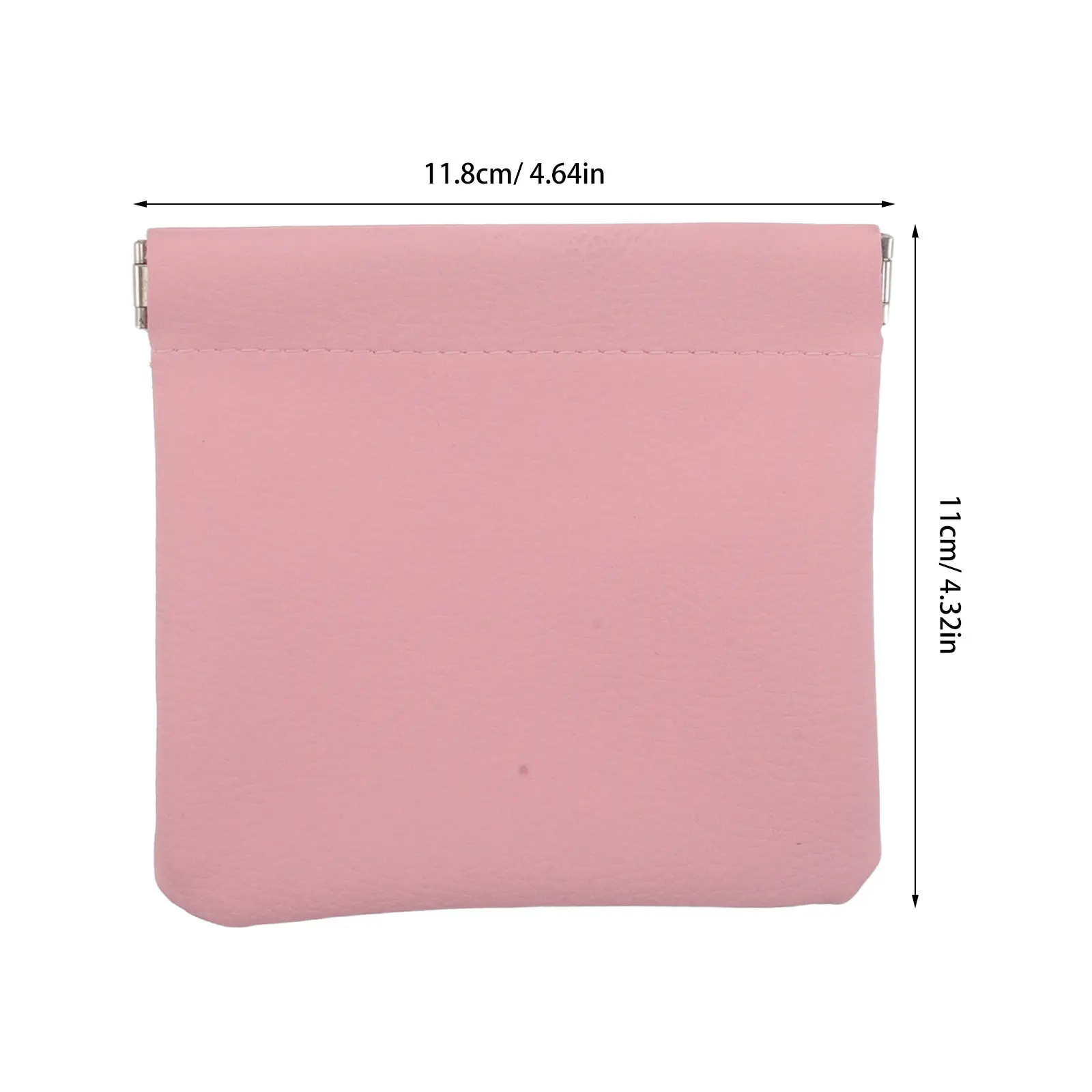 6Pcs Jewelry Organizer Bag PU Spring Closure Portable Travel Coin Purse Lipstick Holder Makeup Storage Pouch