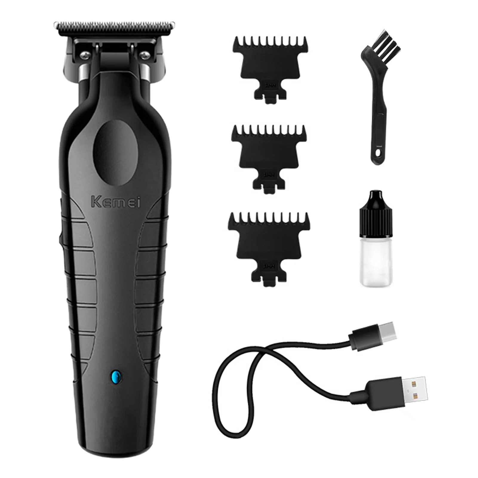 Cordless Electric Hair Clippers Low Noise Precision Steel Blade Hair Trimmer for Hair Cutting & Grooming