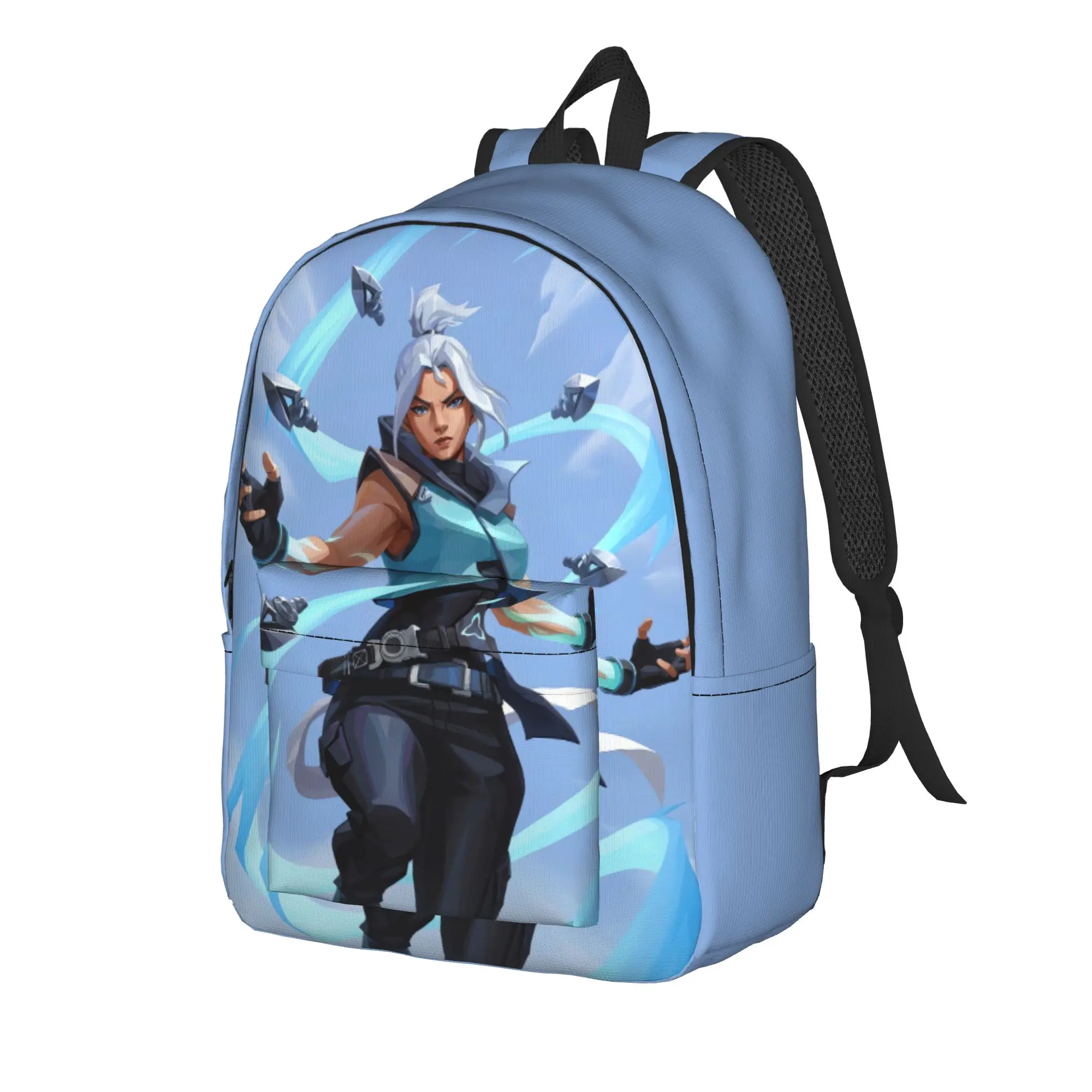 Killjoy Backpack V-Valorant Outdoor Style Backpacks Boy Casual High School Bags Designer Large Rucksack