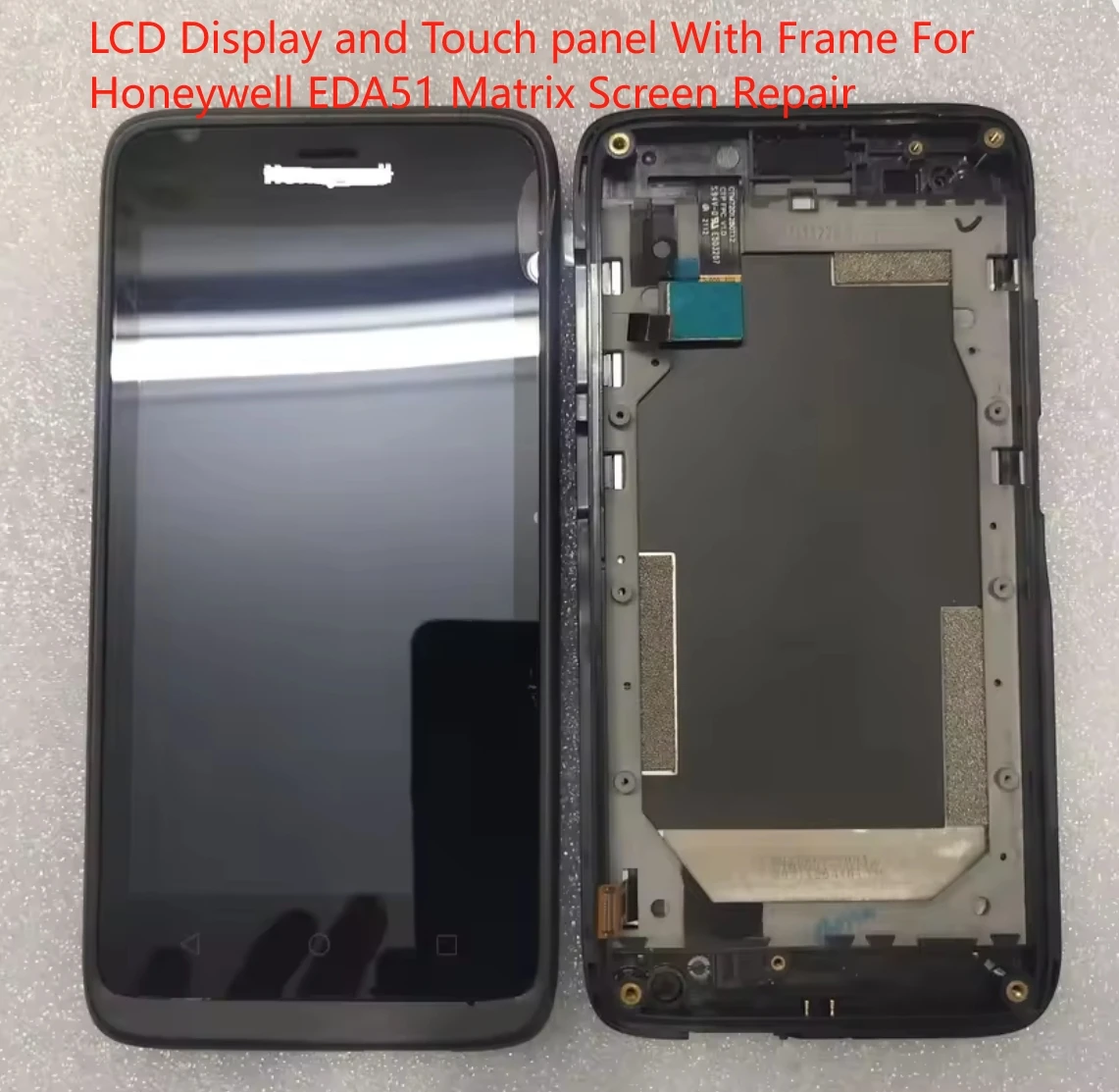 

New LCD Display and Touch panel With White Black Frame For Honeywell EDA51 Matrix Screen Repair/Replacement