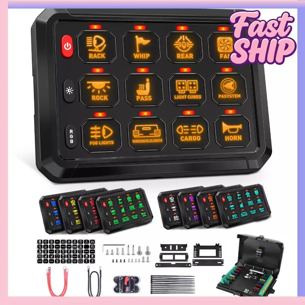 12 Gang Switch Pane…