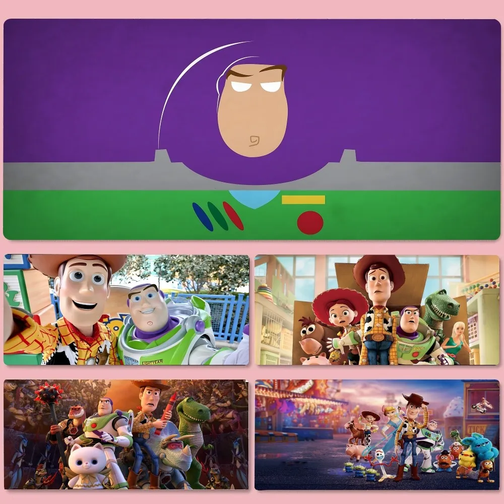 

Woody T-Toy S-story Buzz Lightyear Mousepad New Arrivals Large Gaming Mousepad L XL XXL Gamer Mouse Pad Size For Keyboards Mat