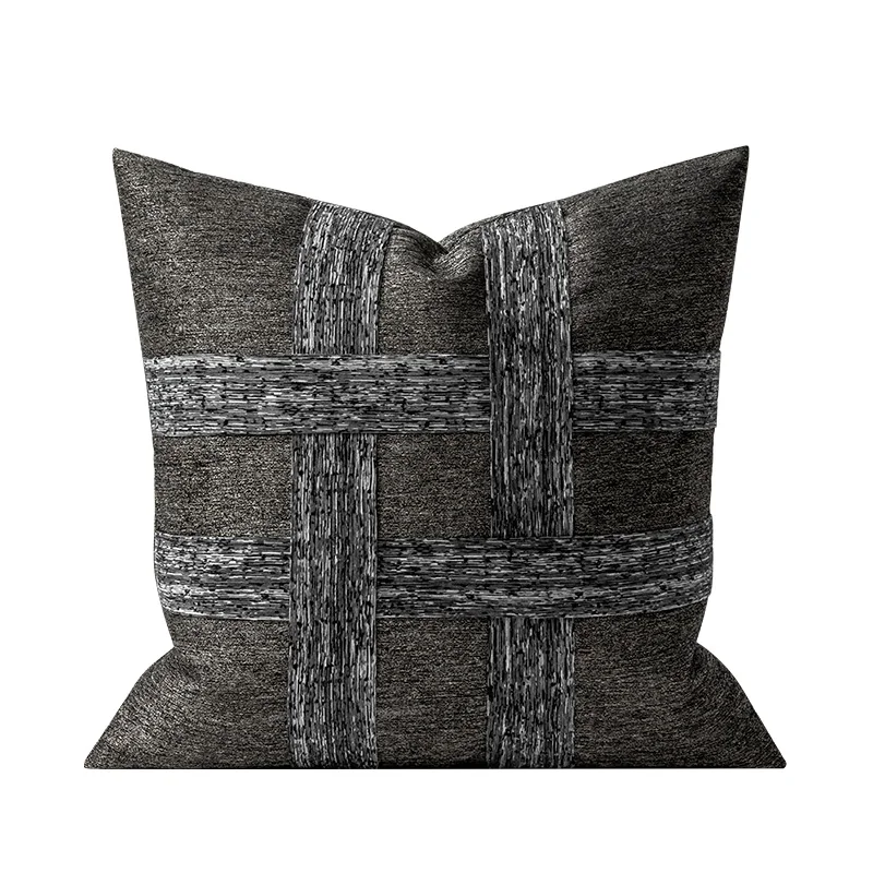 Hot Sale Summer Cushion Cover Royal Blue Grey Minimalist Throw Pillows For Sofa High Quality Pillow Covers Set