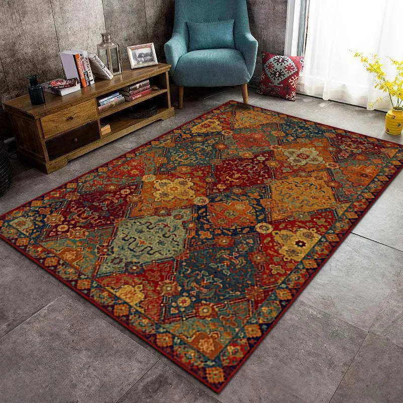 

1 шт., американский персидский ковер в стиле ретро