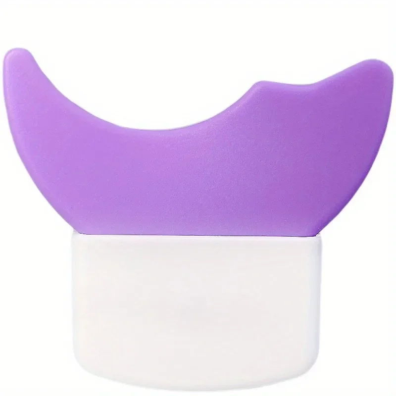 1PC Multifunktionale Silikon-Eyeliner-Vorlage, Augen-Make-up, zusätzliche Halbmond-Schallwand, geeignet für einfache Eyeliner-Zeichnung