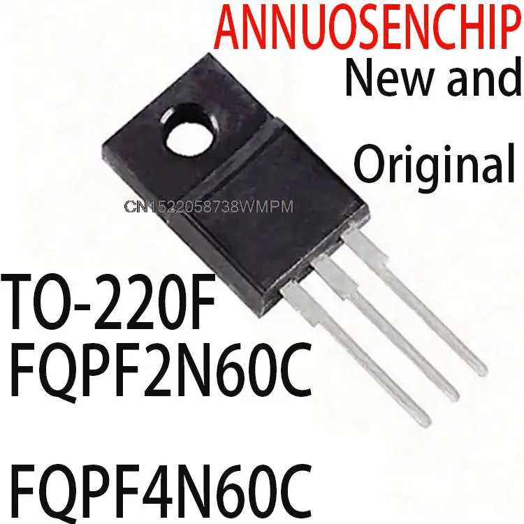 10PCS New and Original Transistor TO-220F FQPF2N60C FQPF4N60C FQPF5N60C FQPF6N60C FQPF7N60C FQPF8N60C FQPF10N60C FQPF20N60C