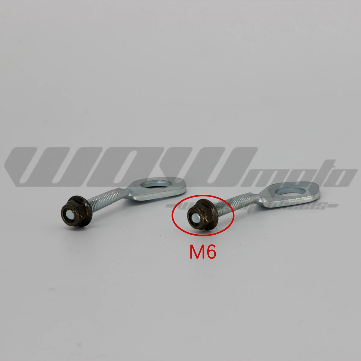 Mini Moto Chain Adjuster Bolts M6 For Monkey Z50 | Steel Rear Axle Tensioner Set | Custom Motorcycle Drive Parts
