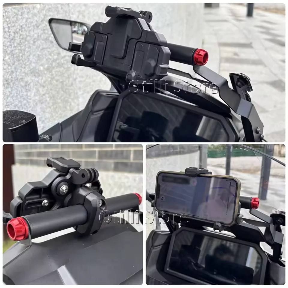For YAMAHA TMAX 560 TMAX560 T-MAX560 2025 Motorcycle Accessories Mobile Phone Holder Stand GPS Navigation Plate Bracket 22MM Rod