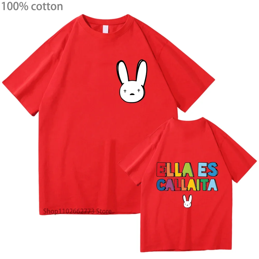 سيئة الأرنب تي شيرت الهيب هوب الملابس 100% القطن النساء الصيف تي شيرت لينة تي شيرت النساء الرجال Un Verano Sin Ti الجرافيك تي شيرت