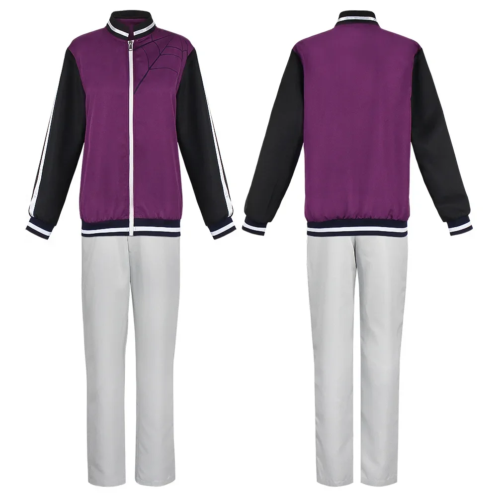 Anime Kemono Jihen Shiki Tademaru Cosplay Costume Men Coat+Pant Sports Suit Halloween Carnival Party Costumes