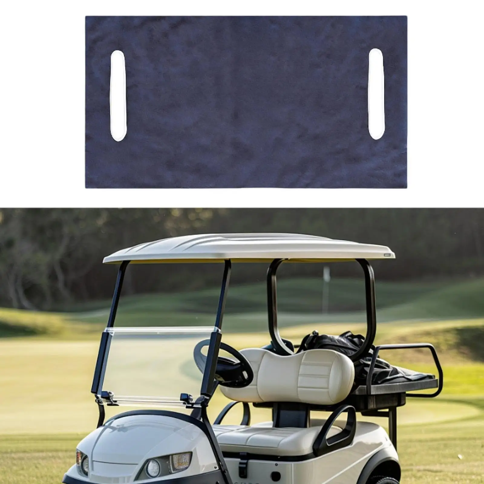 

Golf Cart Seat Cover Reusable Heat Resistance Breathable Elegant Comfort Soft Golf Cart Seat Cushions for 2 Seats Carts 80x130cm