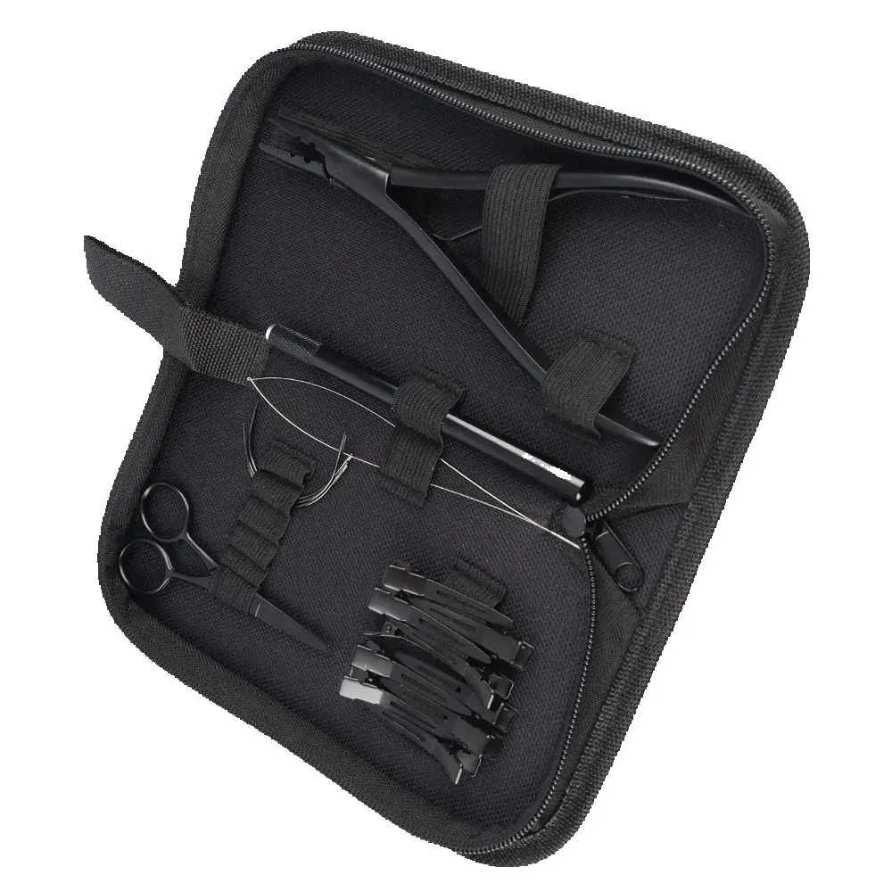 ARLANY Hair Extension Plier Kit for Micro Beads Rings Hair Extension Pliers with 2 Holes Microlink Pliers Hair Loop Pulling