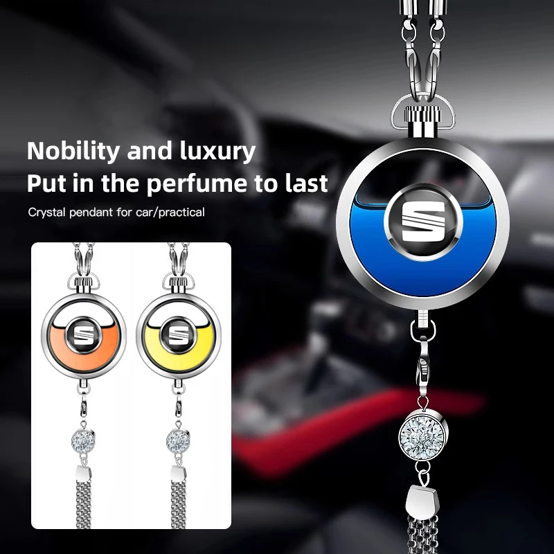 Car Perfume Pendant Air Freshener Hanging Diffuser For Seat Cupra Leon Mk3 Mk2 5f Ibiza 6j 6l Ateca Born FR Tarraco Formentor Al