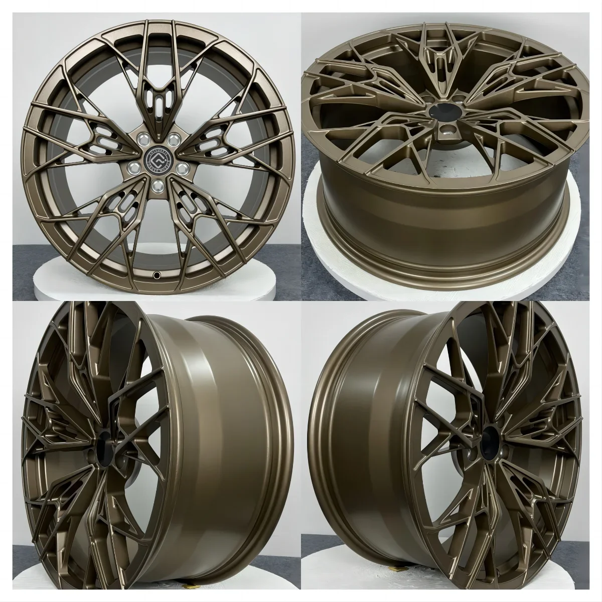 Premium 18-24 Inch Deep Forged Sport Wheels Multi-Spoke Design with Polished Finish New Condition ET 20mm/50mm/10mm