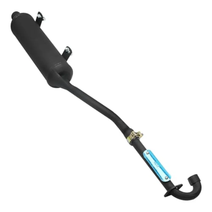 

38mm ATV Exhaust Muffler Pipe System for 125cc 150cc 200cc 250cc 4-Stroke Vertical Engine Pit Dirt Bike Go Kart Quad Buggy Taot